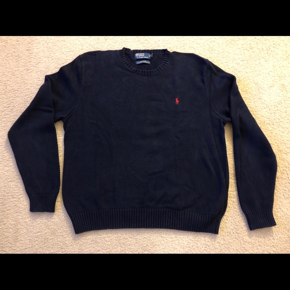 Men’s XL Navy Polo by Ralph Lauren sweater - Picture 1 of 3